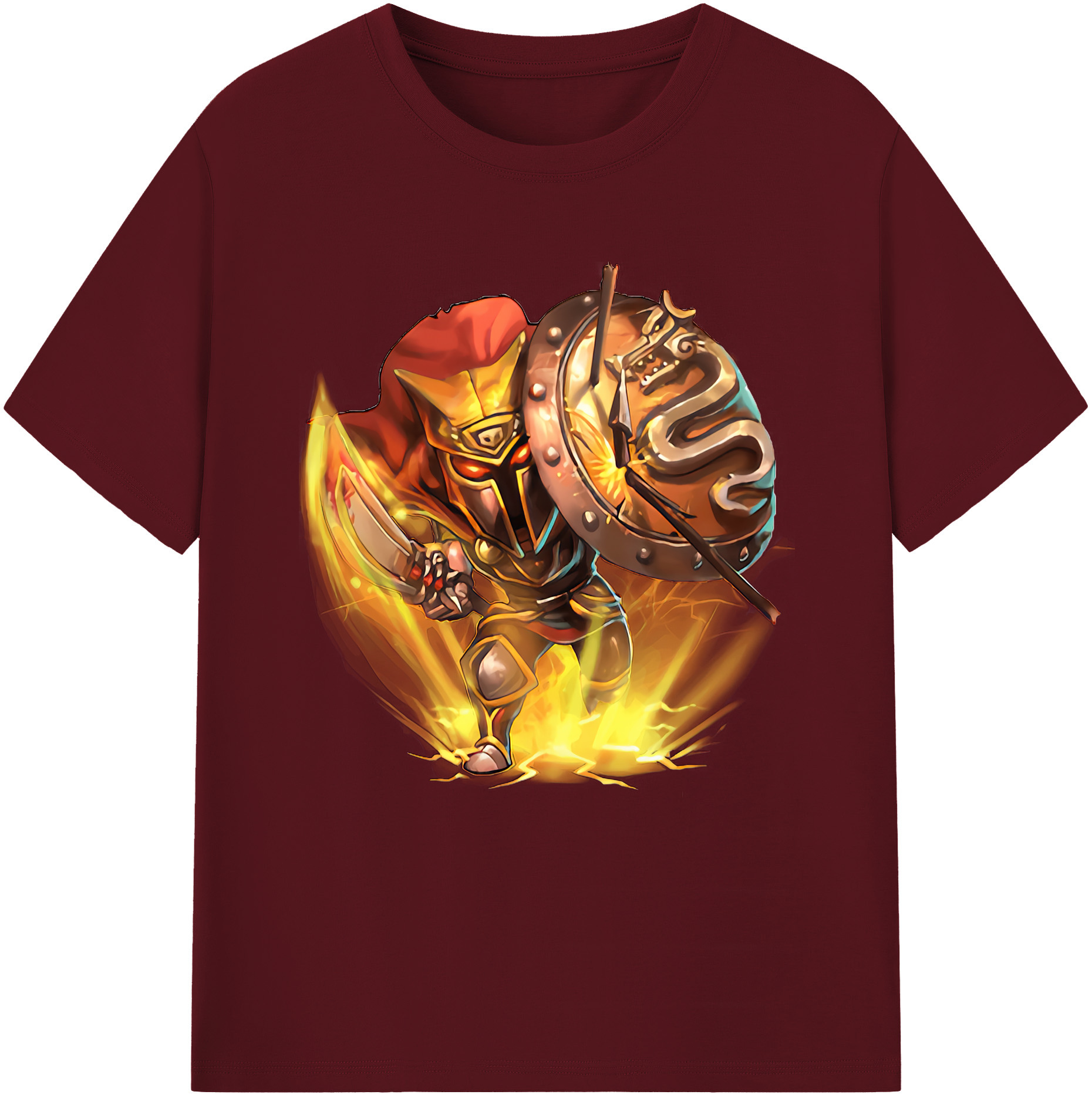 リーグ・オブ・レジェンド League of Legends LOL 綿100％半袖Tシャツ（フロントプリント）